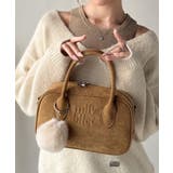 甘い見た目で実力派♪エンボスロゴスウェードライクミニボストンバッグ | Classical Elf | 詳細画像30