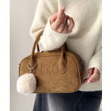 甘い見た目で実力派♪エンボスロゴスウェードライクミニボストンバッグ | Classical Elf | 詳細画像33