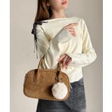 甘い見た目で実力派♪エンボスロゴスウェードライクミニボストンバッグ | Classical Elf | 詳細画像37