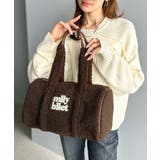 【mily bilet】ふわもこ感がたまらない主役バッグ♪ロゴ刺繍ボアボストンバ… | Classical Elf  | 詳細画像15 