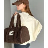 【mily bilet】ふわもこ感がたまらない主役バッグ♪ロゴ刺繍ボアボストンバ… | Classical Elf  | 詳細画像18 