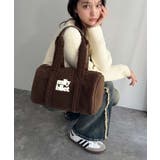 【mily bilet】ふわもこ感がたまらない主役バッグ♪ロゴ刺繍ボアボストンバ… | Classical Elf  | 詳細画像19 