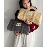 【mily bilet】ふわもこ感がたまらない主役バッグ♪ロゴ刺繍ボアボストンバ… | Classical Elf  | 詳細画像29 