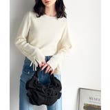 2way仕様で、コーデ自在。スウェード風ギャザーデザインハンドバッグ | Classical Elf | 詳細画像16