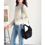 2way仕様で、コーデ自在。スウェード風ギャザーデザインハンドバッグ | Classical Elf | 詳細画像18