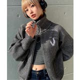 街中で目を惹く、洗練されたデザイン。ミックスライクダブルジップニットカーディガン… | Classical Elf  | 詳細画像43 