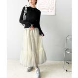 【mily bilet】きらめきと上品さ溢れる。ラメ入りリブプチハイ袖フレアニッ… | Classical Elf  | 詳細画像9 