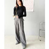 【mily bilet】きらめきと上品さ溢れる。ラメ入りリブプチハイ袖フレアニッ… | Classical Elf  | 詳細画像12 