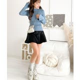 【mily bilet】きらめきと上品さ溢れる。ラメ入りリブプチハイ袖フレアニッ… | Classical Elf  | 詳細画像25 