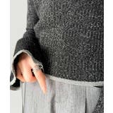 【mily bilet】きらめきと上品さ溢れる。ラメ入りリブプチハイ袖フレアニッ… | Classical Elf  | 詳細画像31 