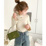 【mily bilet】きらめきと上品さ溢れる。ラメ入りリブプチハイ袖フレアニッ… | Classical Elf  | 詳細画像5 