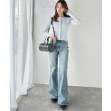 【mily bilet】女性らしさ漂う。裾配色ロゴ刺繍コンパクトニットカーディガ… | Classical Elf  | 詳細画像18 