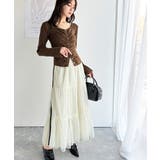 デコルテ華奢魅せ。チョーカー紐＆ブローチ付き胸シャーリングニットプルオーバー | Classical Elf  | 詳細画像30 