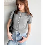 着回し力無限大。パフスリーブ2WAYサマーニットカーディガン | Classical Elf  | 詳細画像37 