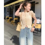 着回し力無限大。パフスリーブ2WAYサマーニットカーディガン | Classical Elf  | 詳細画像4 