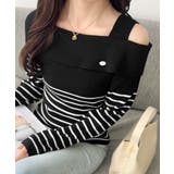 【mily bilet】抜け感たっぷり大人の肌見せ。ワンオフショルアクセントボタ… | Classical Elf | 詳細画像9