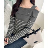 【mily bilet】抜け感たっぷり大人の肌見せ。ワンオフショルアクセントボタ… | Classical Elf | 詳細画像14