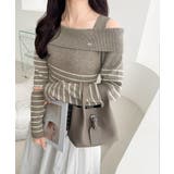 【mily bilet】抜け感たっぷり大人の肌見せ。ワンオフショルアクセントボタ… | Classical Elf | 詳細画像20