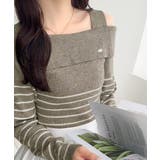 【mily bilet】抜け感たっぷり大人の肌見せ。ワンオフショルアクセントボタ… | Classical Elf | 詳細画像21