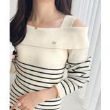 【mily bilet】抜け感たっぷり大人の肌見せ。ワンオフショルアクセントボタ… | Classical Elf | 詳細画像5