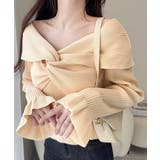 アイボリー | 【mily bilet】デコルテ美人を叶える一着♪ツイストオフショル２WAYリブ… | Classical Elf 