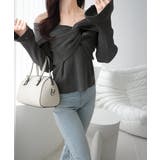 【mily bilet】デコルテ美人を叶える一着♪ツイストオフショル２WAYリブ… | Classical Elf  | 詳細画像12 