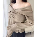 【mily bilet】デコルテ美人を叶える一着♪ツイストオフショル２WAYリブ… | Classical Elf  | 詳細画像18 