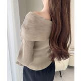 【mily bilet】デコルテ美人を叶える一着♪ツイストオフショル２WAYリブ… | Classical Elf  | 詳細画像19 