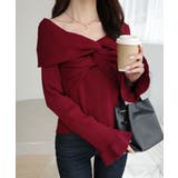 【mily bilet】デコルテ美人を叶える一着♪ツイストオフショル２WAYリブ… | Classical Elf  | 詳細画像24 