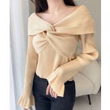 【mily bilet】デコルテ美人を叶える一着♪ツイストオフショル２WAYリブ… | Classical Elf  | 詳細画像2 