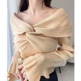 【mily bilet】デコルテ美人を叶える一着♪ツイストオフショル２WAYリブ… | Classical Elf  | 詳細画像4 