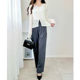 【mily bilet】華奢見えレースで大人の甘さを。クリアボタンシアーレースカ… | Classical Elf  | 詳細画像8 