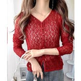 【mily bilet】華奢見えレースで大人の甘さを。クリアボタンシアーレースカ… | Classical Elf  | 詳細画像15 