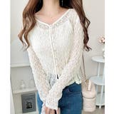 【mily bilet】華奢見えレースで大人の甘さを。クリアボタンシアーレースカ… | Classical Elf  | 詳細画像3 