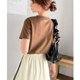 着るだけでオシャレ感！ロゴプレート付きカラーフレンチコード刺繍Tシャツ | Classical Elf  | 詳細画像32 