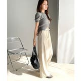 【mily bilet】新感覚デザイン。レース使いダブルウエストワイドスラックス… | Classical Elf  | 詳細画像7 