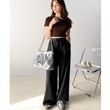 【mily bilet】新感覚デザイン。レース使いダブルウエストワイドスラックス… | Classical Elf  | 詳細画像12 