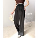 【mily bilet】新感覚デザイン。レース使いダブルウエストワイドスラックス… | Classical Elf  | 詳細画像13 