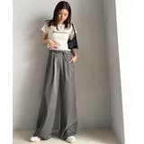 【mily bilet】新感覚デザイン。レース使いダブルウエストワイドスラックス… | Classical Elf  | 詳細画像30 