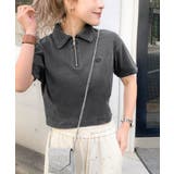 チャコールグレー | 【mily bilet】デイリースタイルをワンランクアップ！ピコレース使い胸刺繍… | Classical Elf 