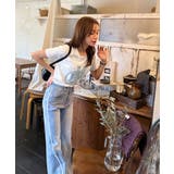 遊び心を忍ばせておしゃれを一新。デニムフリンジワッペン使いTシャツ | Classical Elf | 詳細画像10