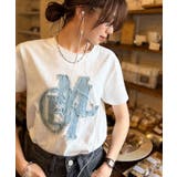 遊び心を忍ばせておしゃれを一新。デニムフリンジワッペン使いTシャツ | Classical Elf | 詳細画像3