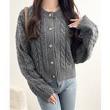 【mily bilet】ふわっと可愛く、きらっと上品。エンブレムボタンケーブルシ… | Classical Elf | 詳細画像7