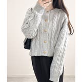 【mily bilet】ふわっと可愛く、きらっと上品。エンブレムボタンケーブルシ… | Classical Elf | 詳細画像18