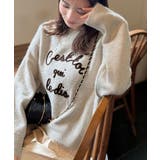 おしゃれ女子の今シーズンイチ押し♪カラーコード刺繍ミックスニットプルオーバー | Classical Elf  | 詳細画像10 
