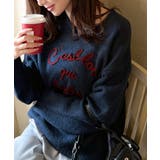 おしゃれ女子の今シーズンイチ押し♪カラーコード刺繍ミックスニットプルオーバー | Classical Elf  | 詳細画像41 