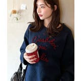おしゃれ女子の今シーズンイチ押し♪カラーコード刺繍ミックスニットプルオーバー | Classical Elf  | 詳細画像43 