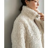 アイボリー | 【mily bilet】ふわふわのボリューム感♪フェイクレザーテープ使いプードル… | Classical Elf 