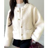 【mily bilet】エンブレムボタン使いボアジャケット | Classical Elf  | 詳細画像10 