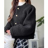 【mily bilet】エンブレムボタン使いボアジャケット | Classical Elf  | 詳細画像15 